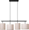 Lucide MAYA - Hanglamp - 4xE27 - Dimbaar - Beige