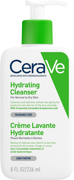 CeraVe Hydraterende Reinigingscrème - voor een normale tot droge huid - 236ml