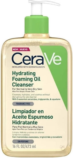 CeraVe Hydraterende Schuimende Reinigingsolie - Normale tot Zeer Droge Huid - 473ml