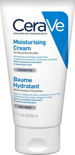 CeraVe - Moisturizing Cream - Bodycrème - droge tot zeer droge huid - 50 ml