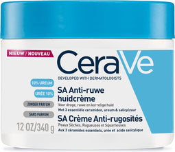 CeraVe SA Anti-Ruwe Huidcrème - voor de Droge en Ruwe Huid - met Salicylzuur - 340ml