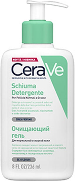 CeraVe Schuimende Reinigingsgel - voor normale tot vette huid - 236ml
