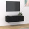 vidaXL - Tv-hangmeubel - 80x36x25 - cm - bewerkt - hout - zwart