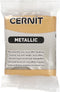 Cernit - Boetseerklei - Afbak Klei - Porseleinlook - Goud Metallic (050) - 56 gram - 1 stuk