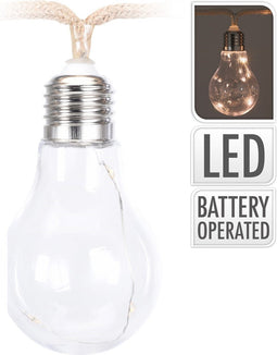 Ceruzo touwslinger - 10 lamps - 2.25m - jute