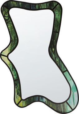 CERVILLE - Wandspiegel - Groen - Glas/MDF