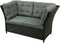 Your Own Living Gerlos 2-zits loungebank - Zwart