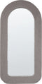 CERVON - Wandspiegel - Taupe - 60 x 120 cm - Bouclé