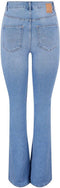 PIECES PCPEGGY - Flared fit jeans - High waist - Lichtblauw denim - Maat XL