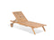 CESANA - Ligstoel - Lichte houtkleur - Acaciahout