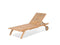 CESANA - Ligstoel - Lichte houtkleur - Acaciahout