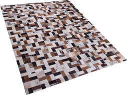 CESME - Patchwork vloerkleed - Multicolor - 160 x 230 cm - Leer