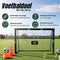 Umbro Voetbaldoel - Voetbal Goal 180 x 120 x 60 cm - Snelle Montage - Metaal - Zwart/Geel
