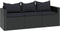 vidaXL - Loungeset - poly - rattan - zwart