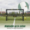 Umbro Voetbaldoel - Voetbal Goal 180 x 120 x 60 cm - Snelle Montage - Metaal - Zwart/Geel