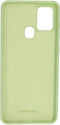 Mobiparts Samsung Galaxy A21s (2020) - Silicone Cover - Soft-touch - Pistache Green