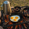 Travelhawk Camping Grill - Opvouwbaar - Koken Boven Open Vuur - Zwart