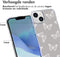 iMoshion Hoesje Geschikt voor iPhone 14 Hoesje Siliconen - iMoshion Design hoesje - Grijs / Butterfly
