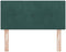 vidaXL - Hoofdbord - met - Knopen - - - Donkergroen - 80 - cm - Velvet