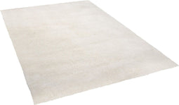 EVREN - Shaggy vloerkleed - Wit - 200 x 200 cm - Polyester