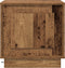 vidaXL - Nachtkastjes - met - LED - Verlichting - 2 - stuks - Oud - Hout - 44x34,5x45 - cm