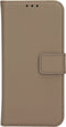 Mobiparts Galaxy S23 - 2 in 1 Wallet Case - Echt leer met uitneembare backcover - Taupe