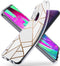 iMoshion Hoesje Geschikt voor Samsung Galaxy A40 Hoesje Siliconen - iMoshion Design hoesje - Wit / Meerkleurig / Goud / White Graphic