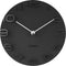 Wandklok On The Edge - Zwart met chromen wijzers - Ø42cm