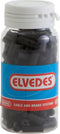 Kabelhoedje Elvedes Ø5,0mm PVC - zwart (150 stuks)