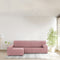 Hoes voor chaise longue met lange armleuning links Eysa THOR Roze 170 x 110 x 310 cm