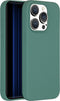 Accezz Liquid Silicone Backcover - iPhone 15 Pro - Schokabsorberend - Donkergroen