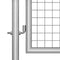 vidaXL - Poort - 306x125 - cm - gegalvaniseerd - staal - zilverkleurig