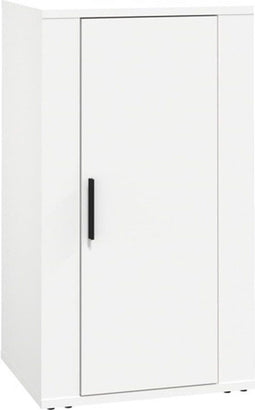vidaXL - Dressoir - 40x33x70 - cm - bewerkt - hout - wit