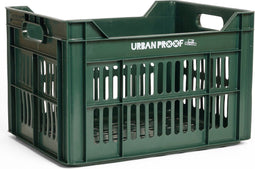 Urban Proof Fietskrat - 30 Liter - 100% Gerecycled Kunststof - Bosgroen