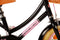 Volare Excellent Kinderfiets - Meisjes - 12 inch - Afneembare zijwieltjes - Zwart