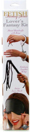 Pipedream Fetish Fantasy Bondage - set Lover's Fantasy Kit zwart