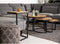 HSM Collection Read - Bijzettafel - Mangohout met metalen onderstel - Multikleur