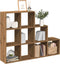 vidaXL - Kamerscherm - / - boekenkast - 137,5x29x103,5 - cm - hout - artisanaal - eik