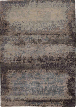 Attraction 04 Vloerkleed - 140x200 - Rechthoek - Laagpolig Tapijt - Industrieel - Beige, Bruin