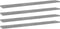 vidaXL - Wandschappen - 4 - st - 80x10x1,5 - cm - bewerkt - hout - betongrijs