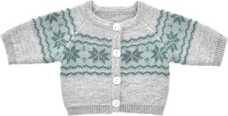 Byastrup Poppenkleding Vestje Gebreid 50 Cm Grijs