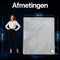KRAFT Elektrische Deken - Onderdeken - Wasmachinebestendig - 150 x 80 cm - Grijs