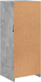 vidaXL - Dressoir - met - LED-verlichting - 41x37x100 - cm - betongrijs