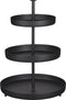 Mica Decorations Etagere 3-Laags - H44 x Ø30 cm - Zwart