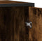 vidaXL - Dressoir - 62x35x76 - cm - bewerkt - hout - gerookt - eikenkleurig