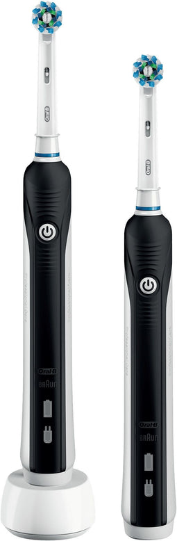 Oral-B PRO 790 - Elektrische Tandenborstel - Poetsdruksensor en Timer - Zwart (2 stuks)