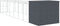 vidaXL - Hondenhok - met - ren - 214x865x181 - cm - gegalvaniseerd - staal - antraciet