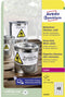 Avery L4778-8 - Folie-etiketten 45,7 x 21,2 mm - Weersbestendig - Wit (384 stuks)