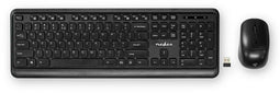 Nedis Draadloze Toetsenbord en Muis Set - 10 meter bereik - 3 gevoeligheidsinstellingen - chocoladebruin (1 set)