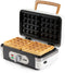 DOMO DO9277C - 3-in-1 Wafelijzer - Tosti-ijzer - Contactgrill - PFAS-vrij - Verwisselbare Platen - Powder White